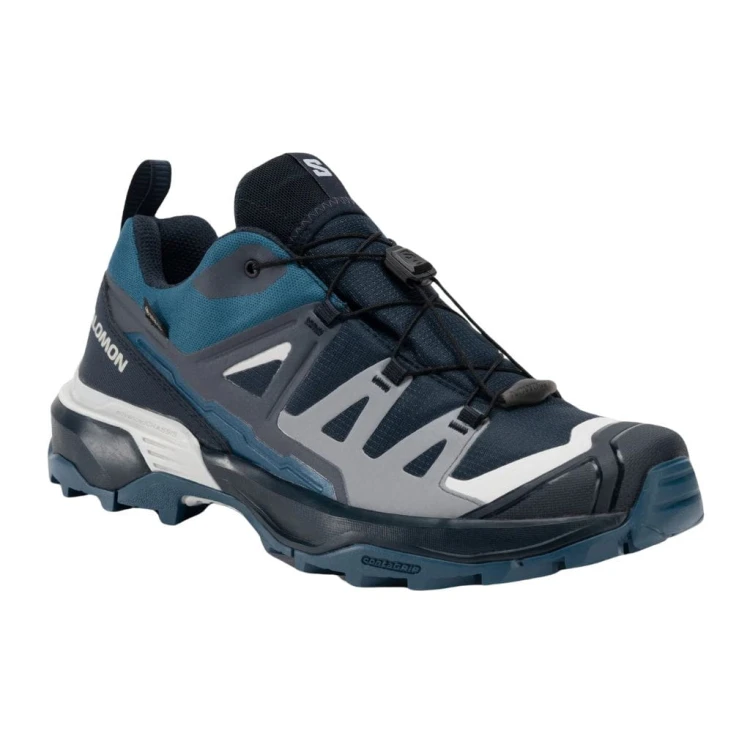 Buty męskie Salomon X Ultra 360 GTX carbon - niebieskie