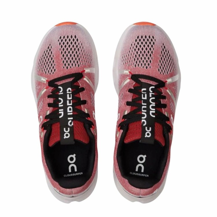 Buty damskie On Running Cloudsurfer czerwono-białe