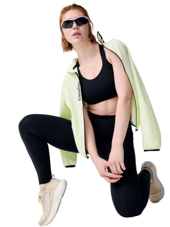 Legginsy damskie Brooks Chaser 7/8 Tight czarne