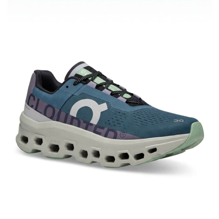Buty damskie On Running Cloudmonster niebiesko-białe