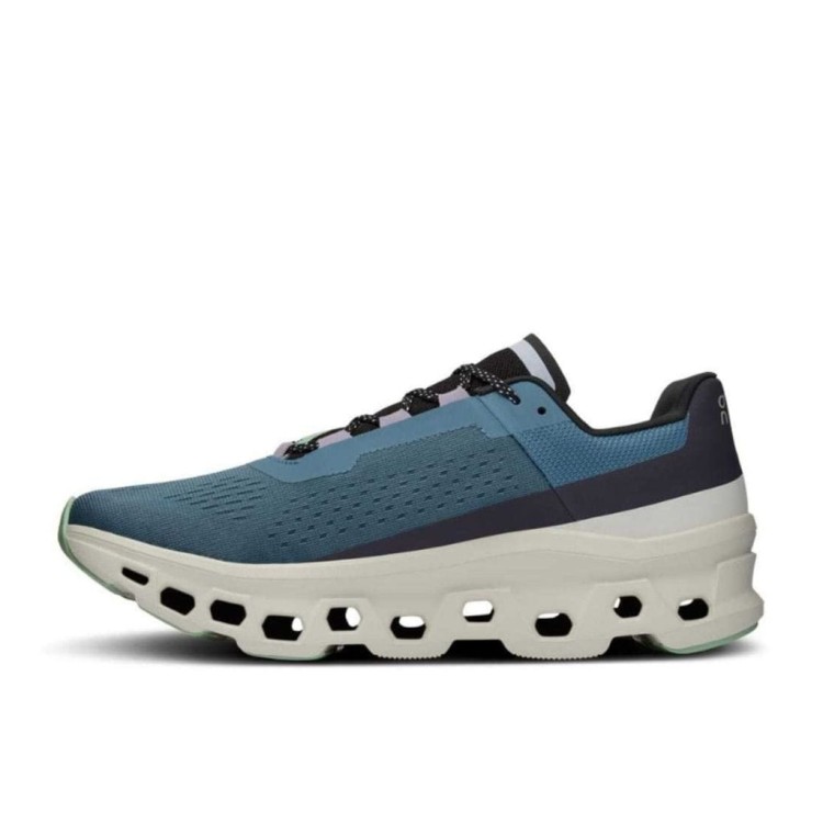 Buty damskie On Running Cloudmonster niebiesko-białe