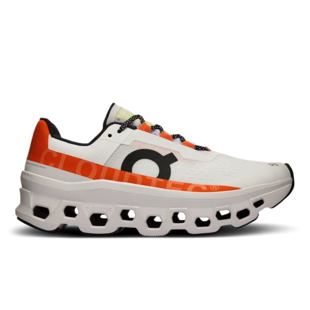 Buty damskie On Running Cloudmonster biało-pomarańczowe